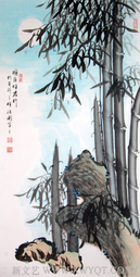 张治国作品《明月伴君行》