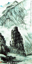 《江上风光在意中》138x69cm