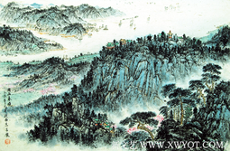 《湖山春晓》69x46cm