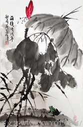 《雨后》规格：45x68cm