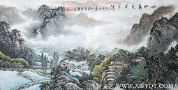 贺泉作品5《山乡秀色闻香醉》