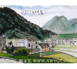 《龙溪山水》