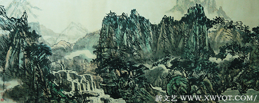 蒋颖作品《幽谷清泉》