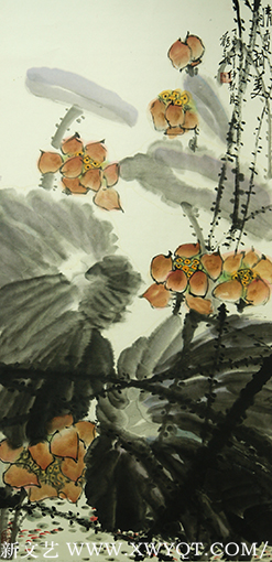 蒋颖作品《清香荷美》