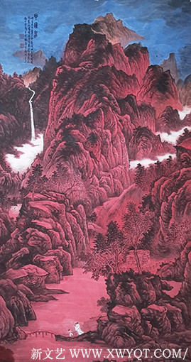 贾臻作品《中国红》