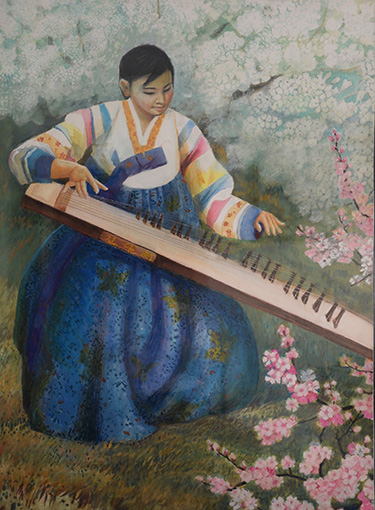 姜庆远作品《心弦》