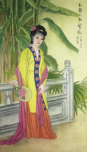 李智泉作品3《红楼人物宝钗》