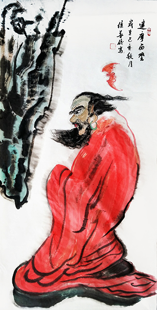徐善俊作品3《达摩面壁》