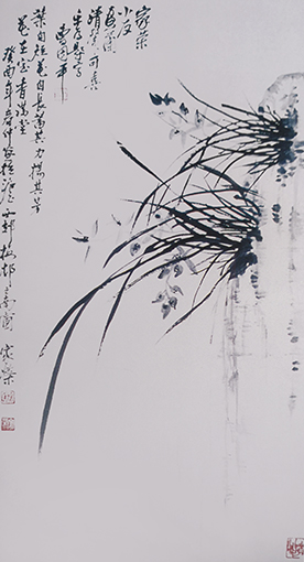徐家荣作品4《兰风送瑞气》