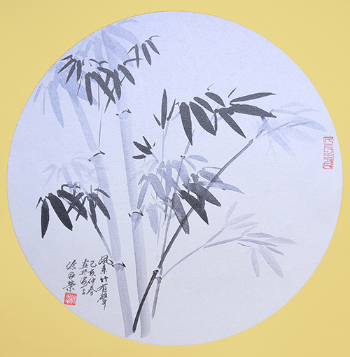 徐家荣作品8《风来竹有声》
