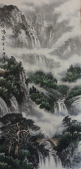 顾家深作品3《幽谷鸣泉》