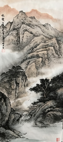 王鸣荣作品6《晚霞》