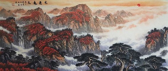 顾家深作品6《紫气东来》