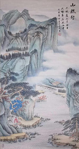 张志斌作品2《山旅行》