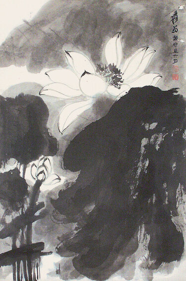 张大千作品欣赏(4)