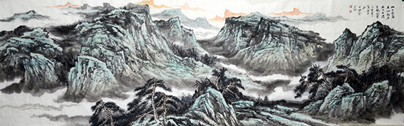 陈复兴作品《山不在高有仙则灵》