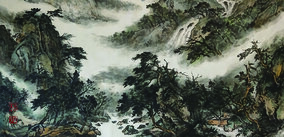 杨荣平作品《谷中风》
