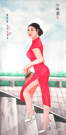 郑金赛作品3《步步高》