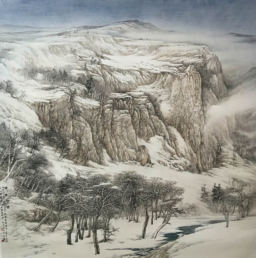 王依民作品9《关东晴雪》