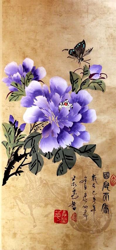 聂兰花作品3《国色天香》