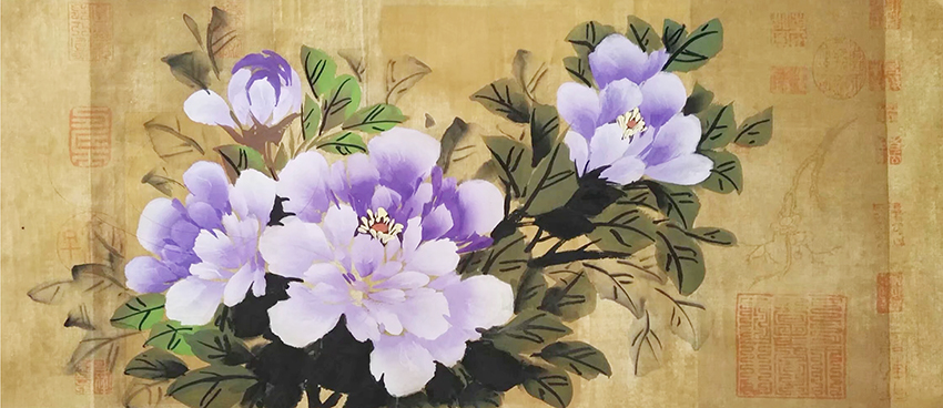 聂兰花作品8《国色倾春》