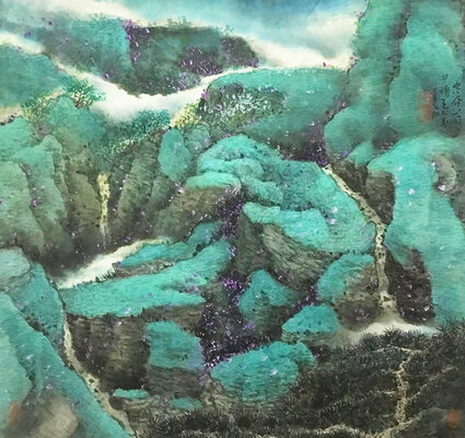 邵志翔作品7《空谷兰芳，补天石寿》