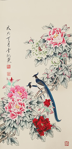 王云仙作品《国色天香》