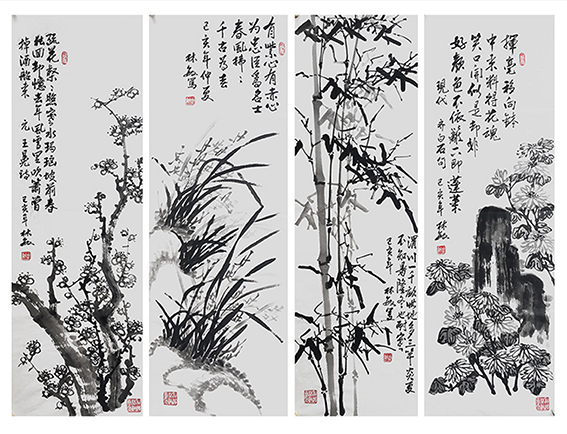 林敏国画作品1