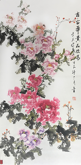 于天忠作品13《雍容华贵品德高》