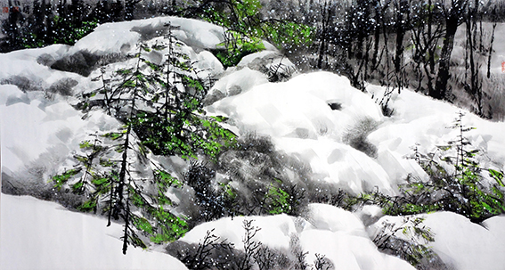 傅东明作品14《雪情》