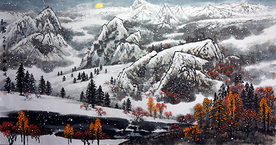傅东明作品9《初雪》