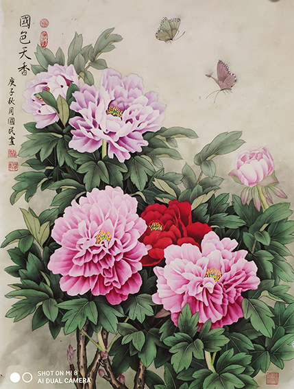 胡国民作品3《国色天香》