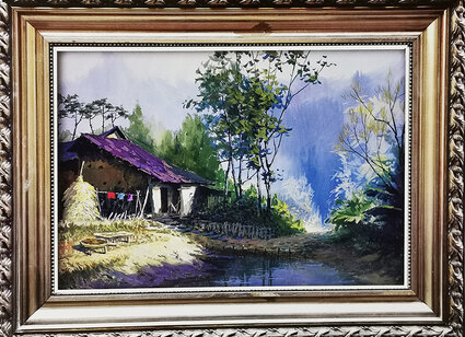 赵竟城作品9《老屋晨光》