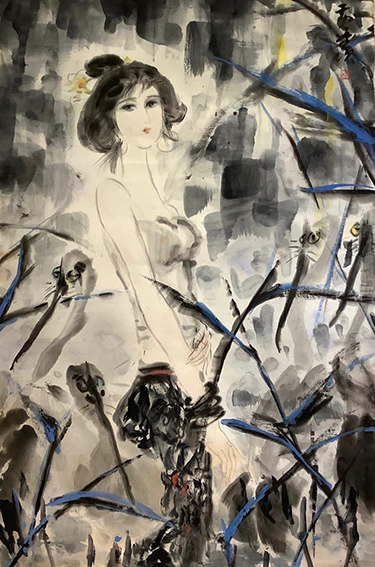 黄羡作品17《版纳风情》