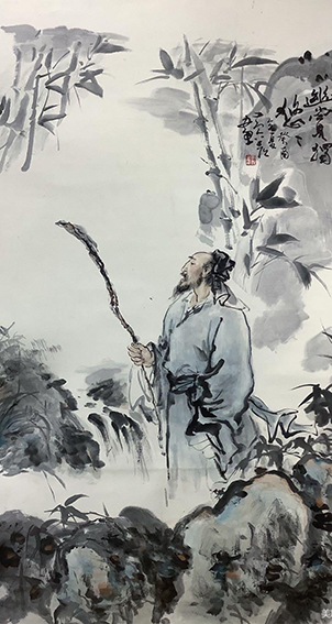 黄羡作品9《幽赏独悠悠》