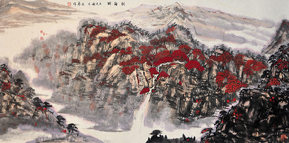 李英华作品12《秋韵图》