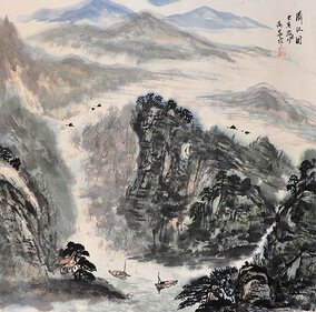 李英华作品2《清江图》