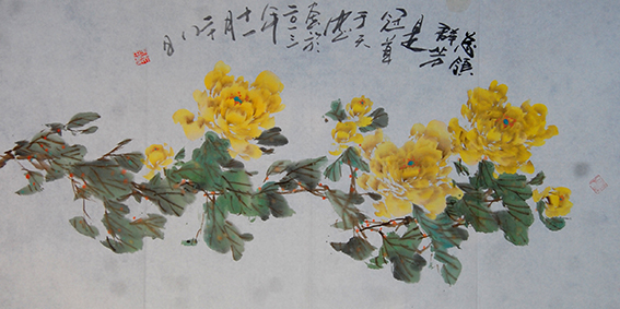 于天忠作品6《总领群芳是冠首》