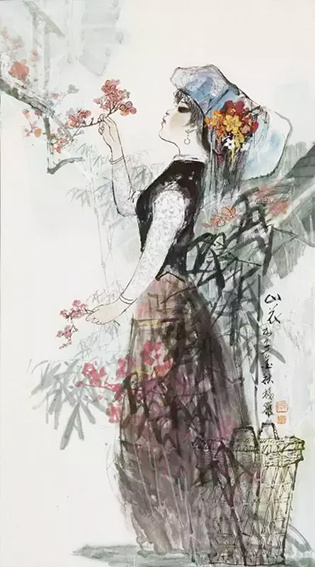 陈福耀作品4《山花》