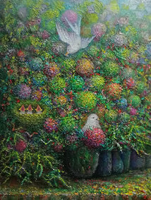 沈光宇作品19《花鸟与共》