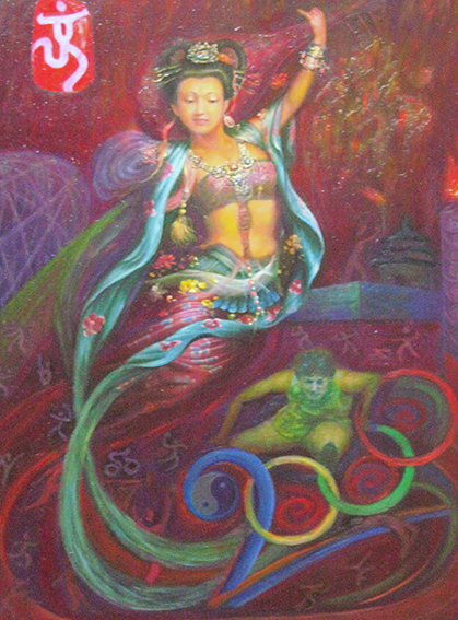 沈光宇作品9《中国红系列--08奥运》