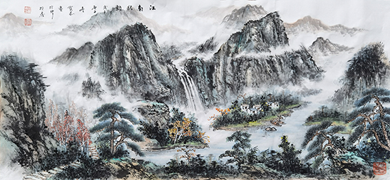 胡宝成作品《江南秋韵》