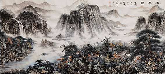 胡宝成作品《江南韵》
