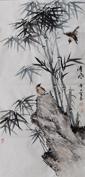 胡宝成作品《清风》
