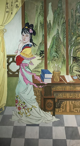 李智泉作品《探春》