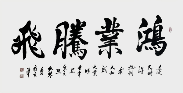 柏秀华作品《鸿业腾飞》