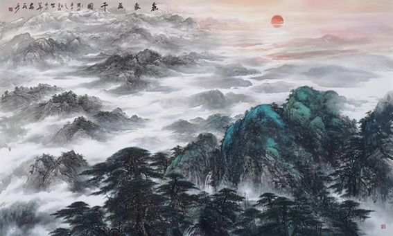 安茂水作品《气象万千图》