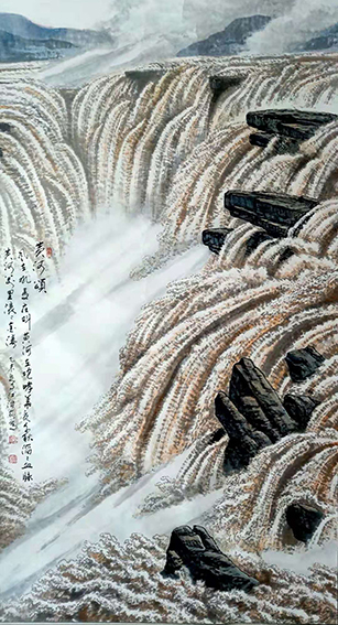 江治安作品《黄河颂》