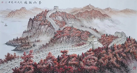 裴宪中作品15《万山红遍》