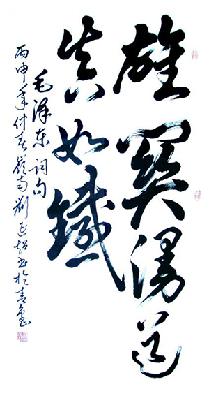 刘延超作品《雄关漫道真如铁》